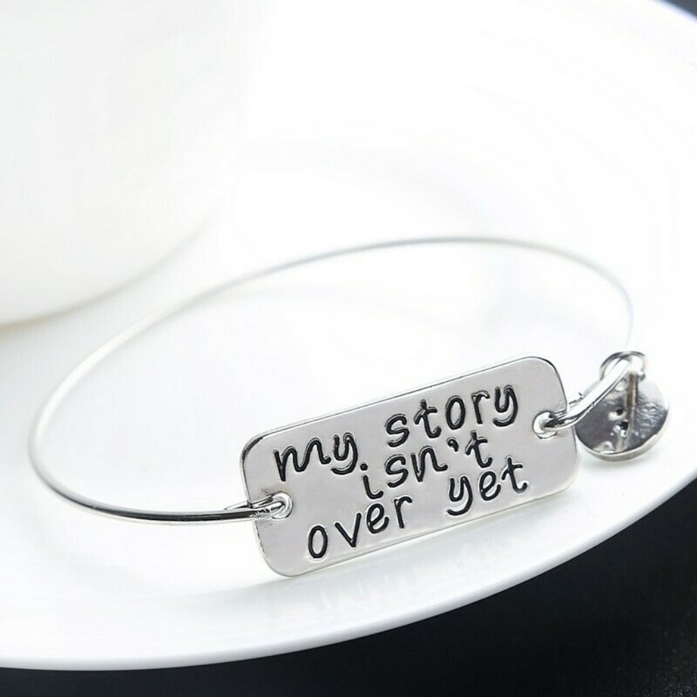 Semicolon My story isn't over yet Bracelet